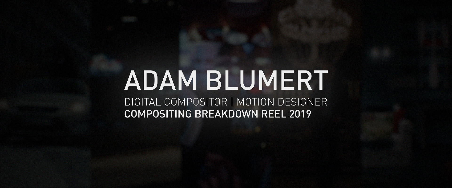 Compositing Breakdown Reel 2019